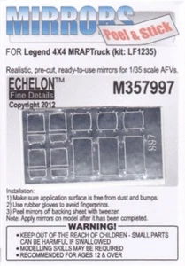 Echelon EF-M357997 1/35 M1224 4X4 MRAP Mirrors for Legend Production - Bild 1 von 1