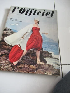 JUNI 1955 L'Officiel French Couture Fashion Magazine Oversize 178pGivenchy Dior - Bild 1 von 8