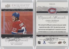 2021-22 Black Diamond Exquisite Collection Moments /399 Cole Caufield Rookie RC