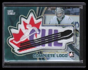 2012-13 Between the Pipes Complete chl18 Francois Tremblay CHL Logo Patch 1/1