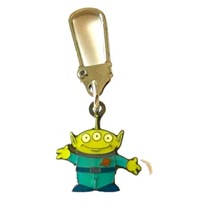 Vintage Disney Toy Story Little Green Men LGB Alien Zipper Pull Purse Bag Charm - Picture 1 of 6