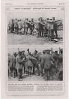 1. Weltkrieg Erster Schritt mit deutschen Gefangenen auf der Suche nach gefangenen Männern mit fälligem Vorschuss 1916