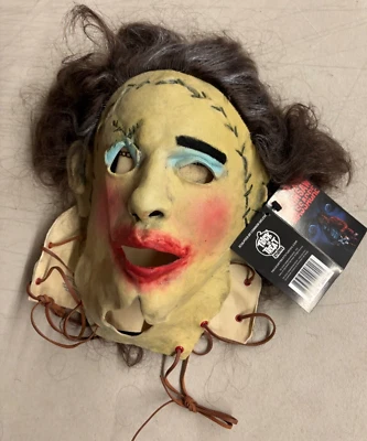 TRICK OR TREAT STUDIOS Texas Chainsaw Massacre Pretty Lady Leatherface Latex Trick or Treat Mask New