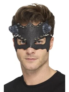 Maschera occhi con borchie diavolo Halloween adulti Smiffys - vestito fantasia - Foto 1 di 1
