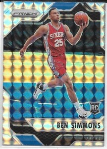 2016-17 Panini Prizm Mosaic BEN SIMMONS RC Rookie Sixers/ Nets No. 6