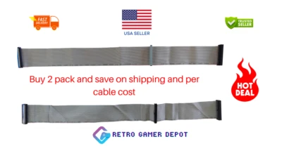 Original XBOX/PC LOT 2 Long IDE 40 Pin 80 Wire 22 inches Cable (USA Seller) - Image 1 of 4