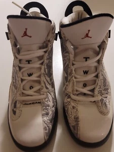 Rare Nike Air Jordan Dub-Zero White/Black 311047 161 YOUTH Size 6.5Y - Picture 1 of 5