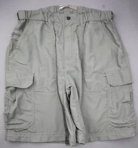 Pantalones Cortos Carga Para Hombre 2012 REI Nylon Verde Flexible Cintura 9 Bolsillos Talla Grande - Imagen 1 de 12