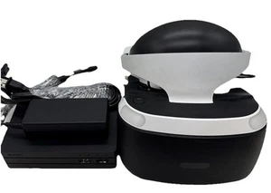 Sony Playstation 4 PS4 Virtual Reality VR Headset Schwarz CUH-ZVR2 Ungetestet - Bild 1 von 17