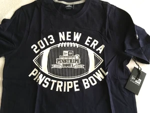 NOTRE DAME SHIRT SMALL FIGHTING IRISH NEW ERA PINSTRIPE BOWL RUTGERS NY YANKEES - Picture 1 of 5