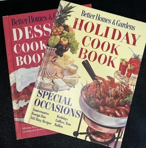VTG Better Homes & Gardens Cookbooks “Dessert Cookbook” & “Holiday Cookbook” - Picture 1 of 5