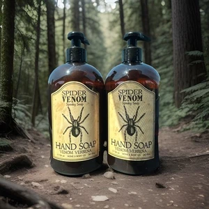 2 PACK~🕷️SPIDER VENOM🕷️SPOOKY HAND SOAP~ VENOM VERBENA ~HOME & BODY CO 24.5OZ - Picture 1 of 22