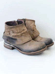 A.S.98 Airstep Leather Zipper Ankle Boots, Size 36 - Picture 1 of 12