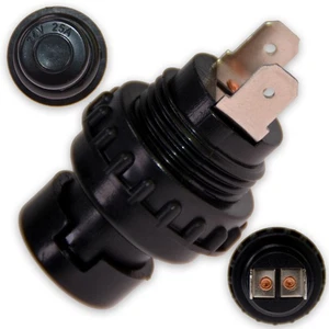 Drucktaster AUS EIN 12V 24V 25A Ø20mm Start KFZ Industrie Maschinen Traktor Auto - Bild 1 von 4