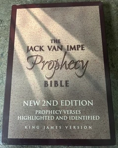 The Jack Van Impe Prophecy Bible Second Edition KJV Bonded Leather Red Letter - Foto 1 di 6