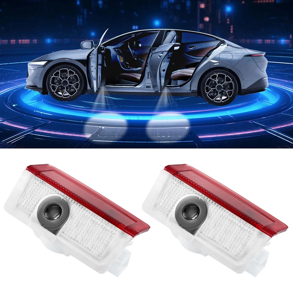 2x Proyector Láser LED Coche Charco Puerta Luz para Mercedes Star GLB GLC GLE GLS Foto 1 de 4