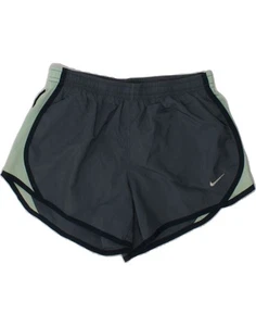 NIKE Girls Dri Fit Sport Shorts 10-11 Years Medium Blue Colourblock WI19 - Picture 1 of 3