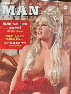 Modern Man Magazine/June 1965/Mamie Van Doren/58 pgs./VG condition - Picture 1 of 14