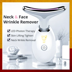 EMS Thermal Neck Lifting & Tightening Massager - Microcurrent Wrinkle Remover - Picture 1 of 5
