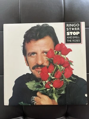 Ringo Starr - Stop And Smell The Roses Vinyl Record LP 1981 Rock Pop - Image 1 of 4