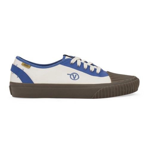 SNEAKERS NUOVE CON ETICHETTE VAULT BY VANS MARRONE BIANCO BLU AUTENTICHE PEZZO UNICO LX TAGLIA 7 5 $110