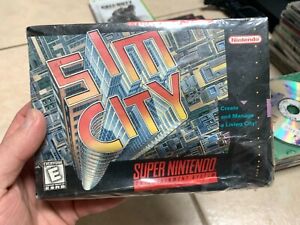 Sim City (SNES) Super Nintendo Brand New Factory Sealed 