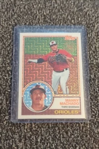 2018 Topps Silver Pack Manny Machado #9 Chrome 1983 Mojo Refractor Baltimore - Picture 1 of 2