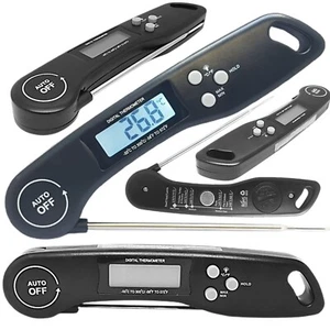 Digital Meat Thermometer Instant Read BBQ Cooking Probe °C/°F Backlight Auto Off - Picture 1 of 2