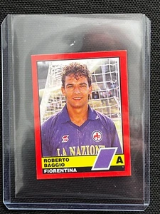 STICKER VALLARDI CALCIO 89 ROBERTO BAGGIO FIORENTINA # 137 TOPLOADER NO PANINI - Foto 1 di 2