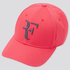 Uniqlo x Roger Federer RF Tennis Cap/Hat  14 Red French Open NEW FREE SHIP - Picture 1 of 7