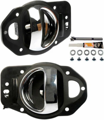 New LH & RH Side Interior Door Handle Set W/ Repair Kit For 06-11 Chevrolet HHR - Image 1 of 4