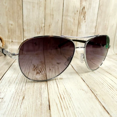 Gafas de sol Jennifer Lopez JLO plateadas de metal púrpura degradado aviador - WJL81SG08 Foto 1 de 4