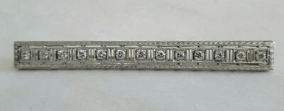 Broche Diamante Platino De Colección Diamante = 2/3 Quilates Valor F-VS2 = $9,500 Foto 1 de 4