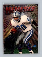 1995 Stadium Club #N1 Barry Sanders/Jack Del Rio Nemeses Members Only