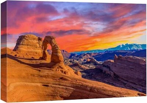 Wall26 Arizona Canyon Southwest Realism Photography Canvas Print Wall Art - Picture 1 of 6