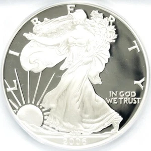 2006 W Silver American Eagle ICG PR-69 DCAM - Picture 1 of 4