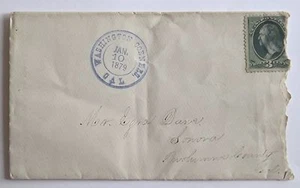 Postal Cover - Postmarked 1879 Washington Corners, California - Bild 1 von 2