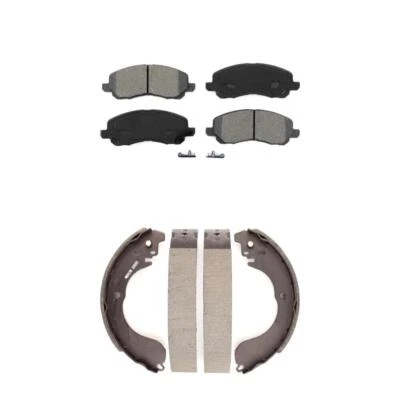 For Jeep Patriot Compass Dodge Front Rear Semi-Metallic Brake Pads Drum Shoe Kit - Image 1 of 4