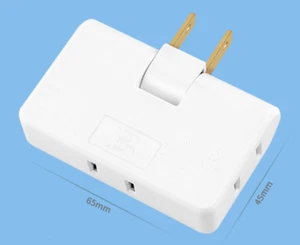 180 degrees Rotate Multi Plug Charger Socket Extender Splitter - Picture 1 of 5