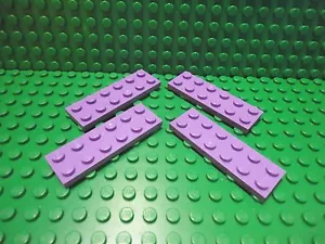 Lego 4 mittlere Lavendel 2x6 Grundplatte NEU - Bild 1 von 1