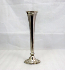 Vintage Versilbert made in  ITALY Silver Plated Trumpet Vase Decor