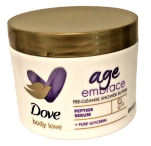 Dove Body Love Age Embrace Peptide Serum Glycerin Pre Cleanse Shower Butter 10oz - Picture 1 of 6