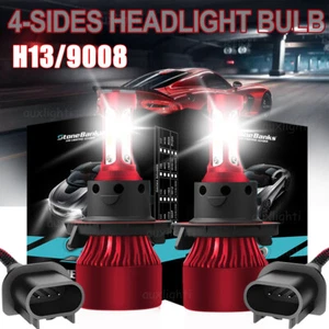 LED Headlight Bulbs H13 9008 for Ford F-150 04-2014 High Low Beam 24000LM 120W - Picture 1 of 12