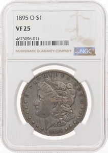 1895-O $1 NGC VF25 Morgan Silver Dollar - Picture 1 of 3