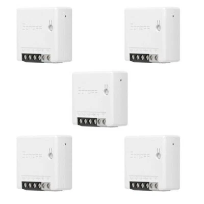 SONOFF MINI R2 SMART SWITC WIFI APP DOMOTICA  INTERRUTTORE ALEXA GOOGLE HOME 5PZ - Immagine 1 di 4
