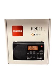 Sangean HDR-14 HD Radio/FM Stereo/AM Portable Radio, Standard , Black