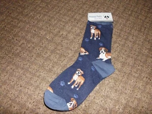 HAPPY TAILS Socks BOXER , blue in color, New - Picture 1 of 2