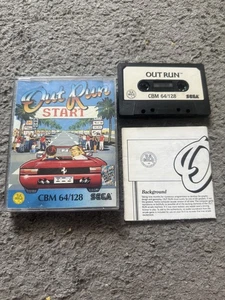OutRun C64 - US Gold Sega - Commodore 64 CBM64 game tested Complete vgc - Picture 1 of 3