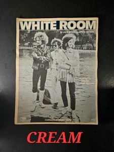 Partituras originales crema White Room 1968 Jack Bruce Eric Clapton Ginger Baker - Imagen 1 de 3