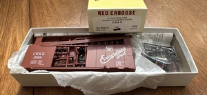 Red Caboose HO Kit #RC-8505-6 40’ AAR Box Car C B & Q Burlington 9308 NY - Picture 1 of 5